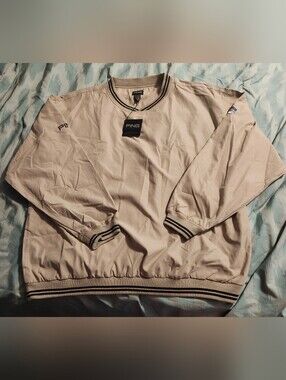 NWT Vtg Ping Collection Golf Pullover Windbreaker Men's 2XL Jacket Lined V-Neck‎